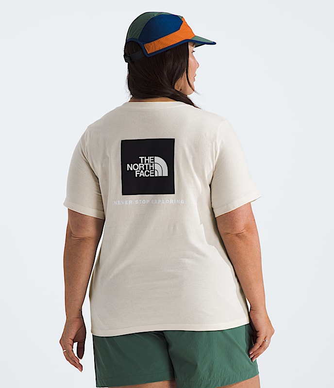 Womens Plus Evolution Box NSE Relaxed ShortSleeve Tee TNF Main