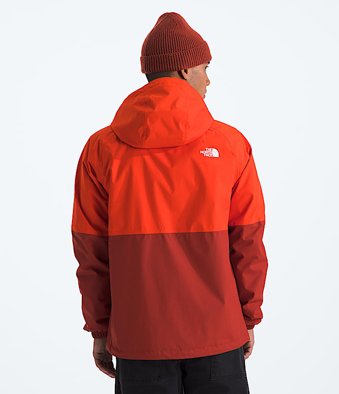 Mens Antora Rain Hoodie TNF BACK