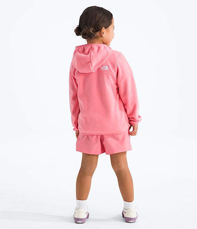 Kids Glacier FullZip Hoodie TNF BACK