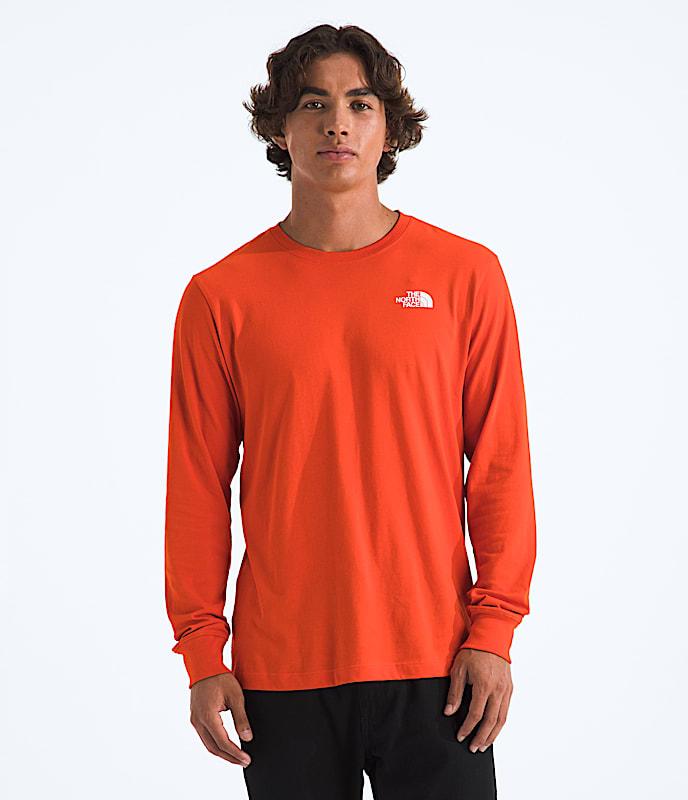 Tshirt  manches longues Evolution avec logo carr NSE pour hommes TNF BACK