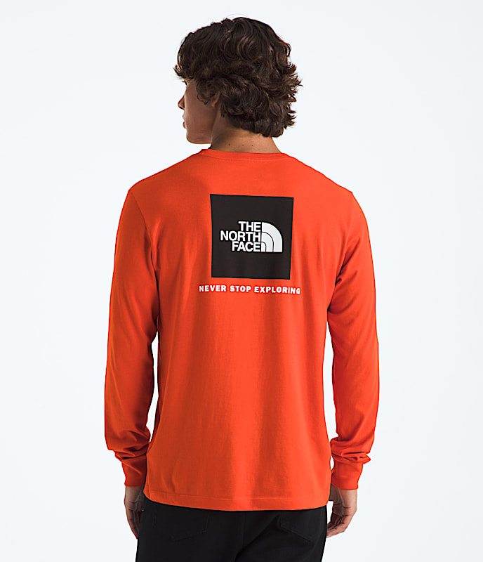 Tshirt  manches longues Evolution avec logo carr NSE pour hommes TNF HERO
