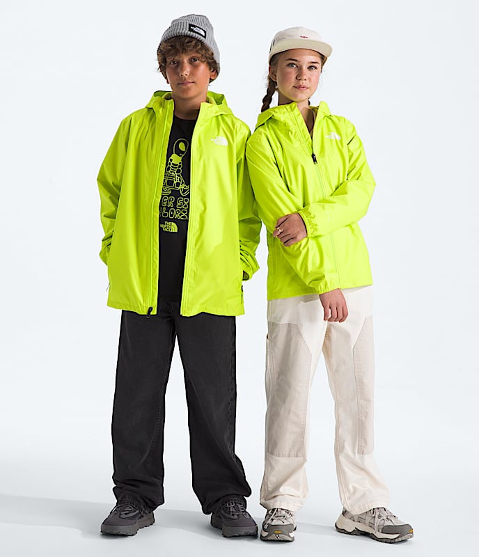 Veste impermable Zipline pour garons et filles TNF HERO