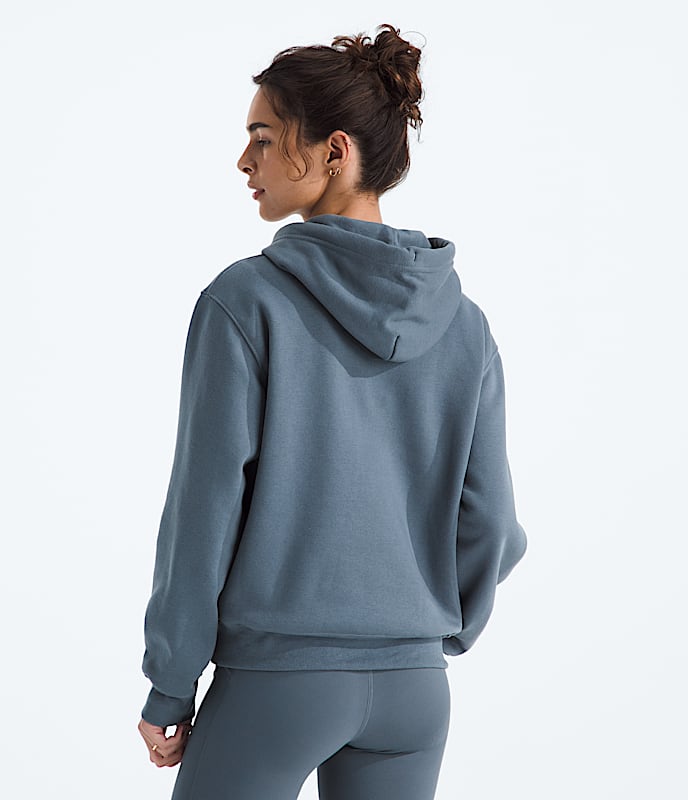Womens TNF Essential Simple Dome Relaxed Hoodie TNF BACK