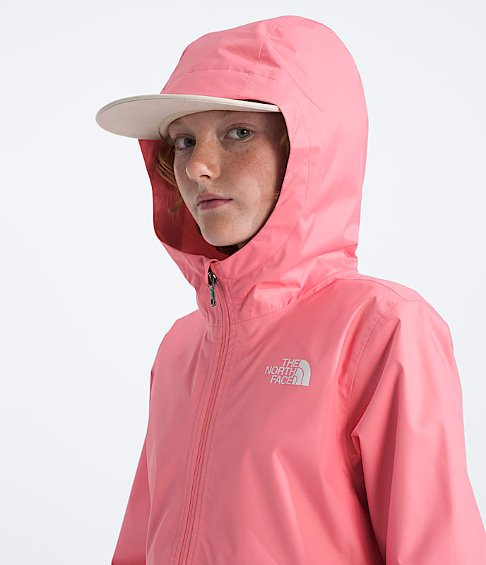 Boys  Girls Zipline Rain Jacket TNF MODELHOOD2