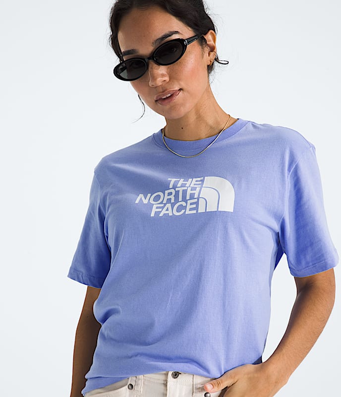Womens Evolution Half Dome Relaxed ShortSleeve Tee TNF HERO2