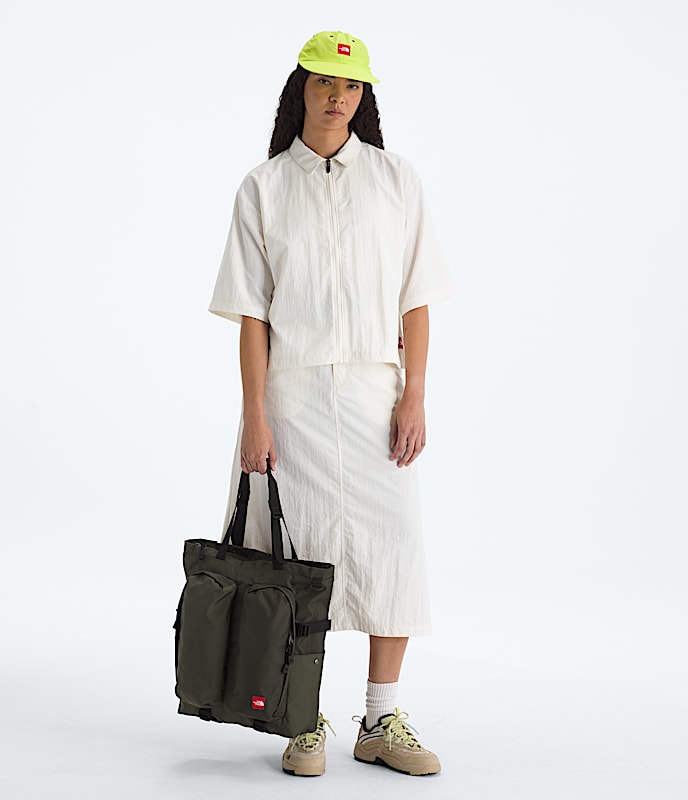 TNF Red Box Tote Bag TNF MODELBACK