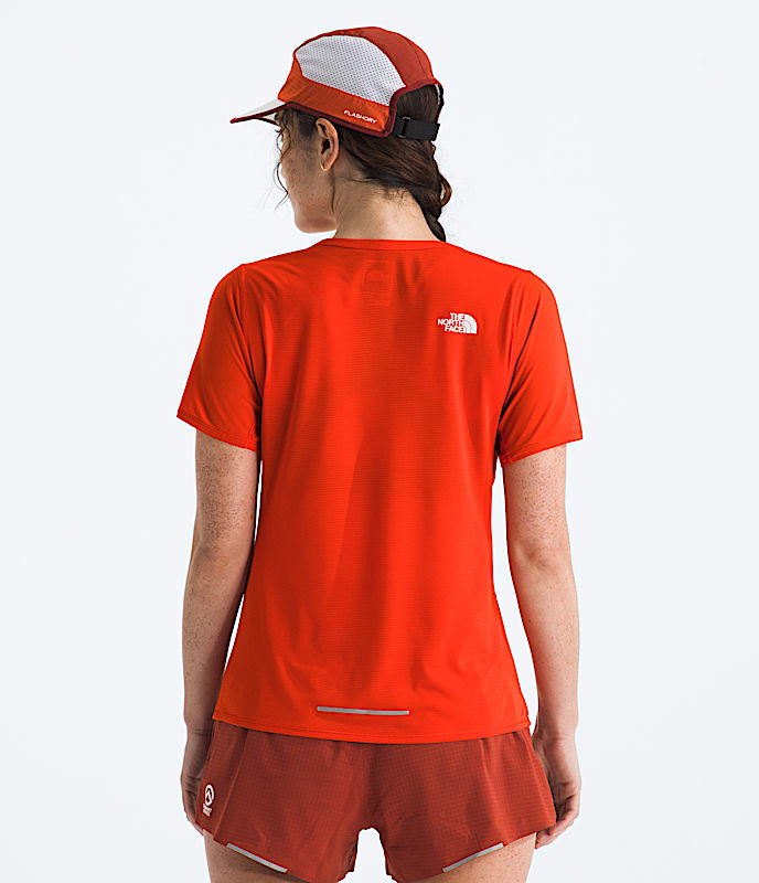 Womens Summit Series High Trail ShortSleeve TNF BACK