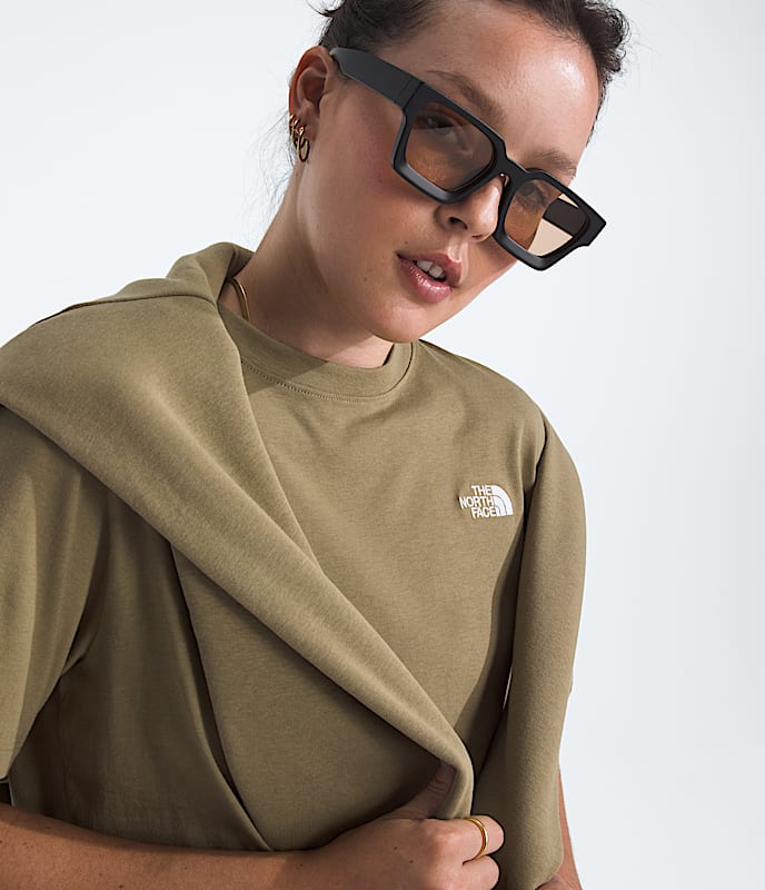 Tshirt dcontract  manches courtes Evolution Simple Dome pour femmes TNF HERO2