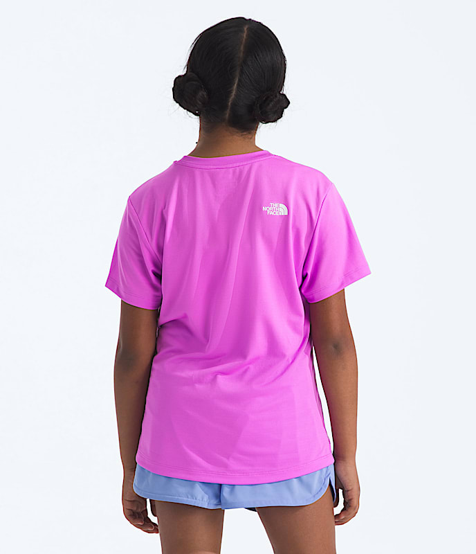 Girls Flex ShortSleeve Tee TNF BACK