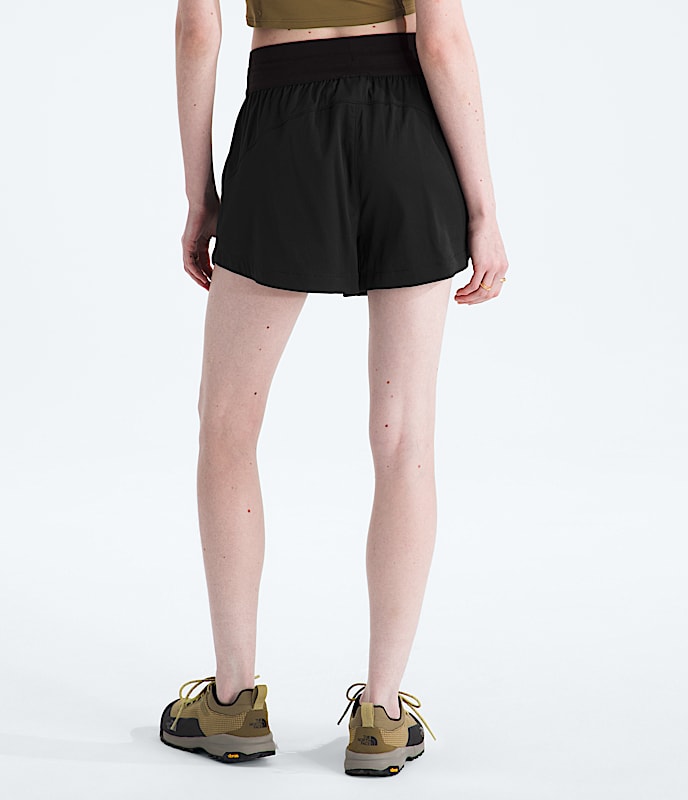 Womens Aphrodite Arise 3 Shorts TNF BACK