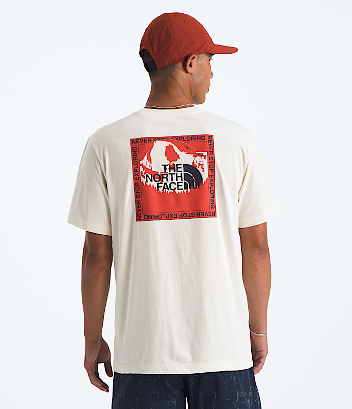 Mens Stay Exploring Regular ShortSleeve Tee TNF Main