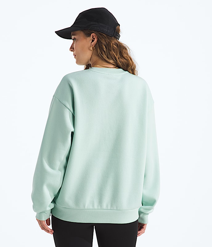 Womens Evolution Simple Dome Oversize Crew TNF BACK
