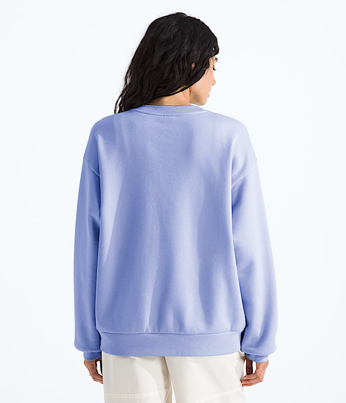 Womens Evolution Simple Dome Oversized Crew TNF BACK