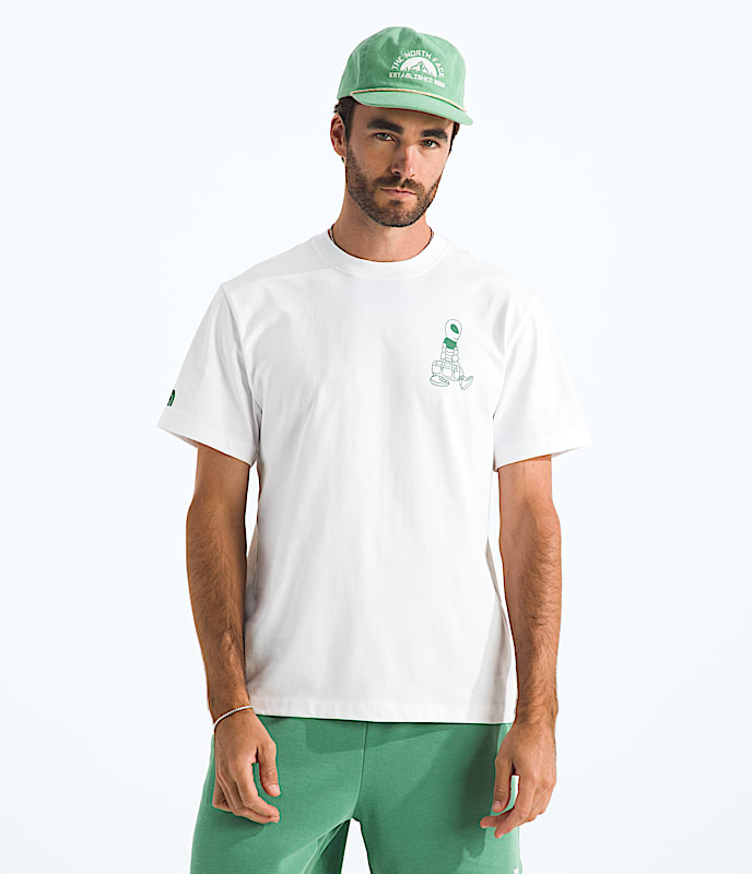 Mens Alien Relaxed ShortSleeve TeeGraphic TNF BACK