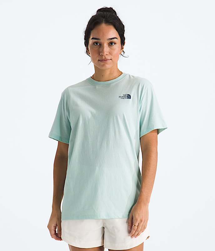 Womens Exploring Since 66 Relaxed ShortSleeve Tee TNF BACK