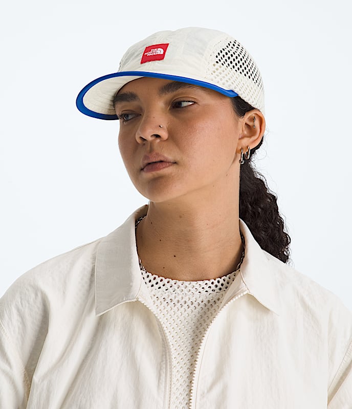 TNF Red Box Mesh Cap TNF MODELBACK