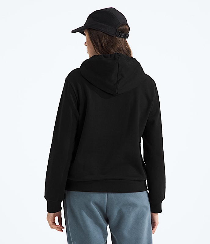 Womens Floral Alpine Regular Hoodie TNF BACK