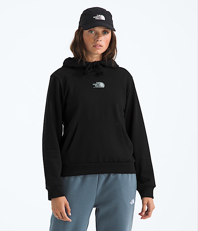 Womens Floral Alpine Regular Hoodie TNF HERO