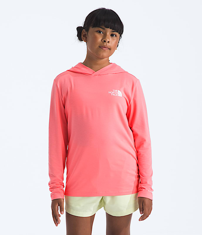 Boys  Girls Adventure Wildflower Views Hoodie TNF BACK