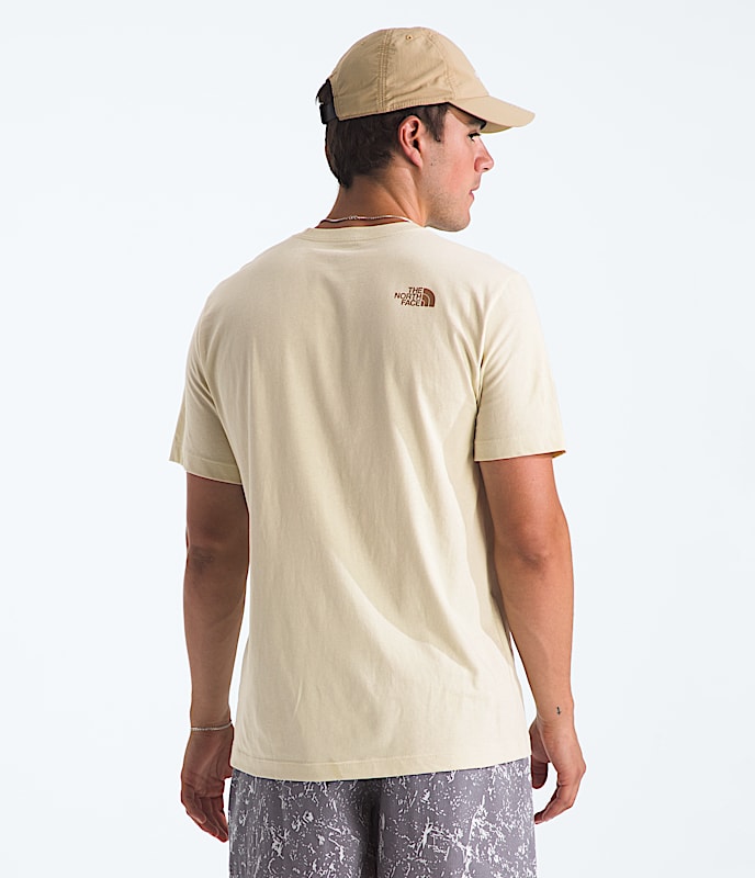 Mens Sunrise Escape Regular ShortSleeve Tee TNF BACK