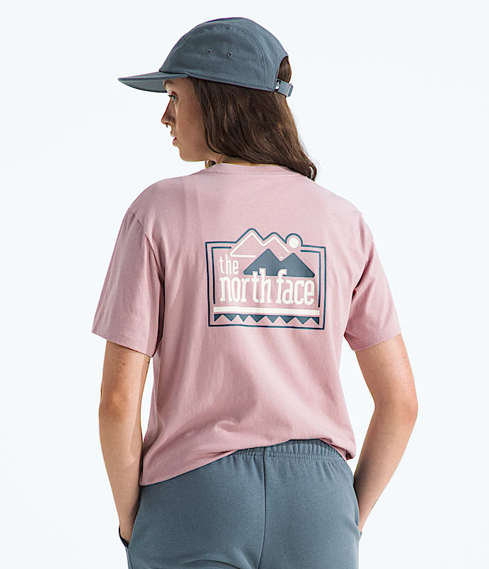 Womens Explore Pin Relaxed ShortSleeve Tee TNF Main