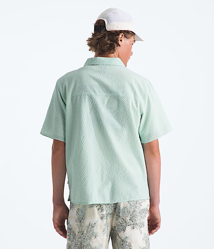 Mens Pacific City Button Down TNF BACK