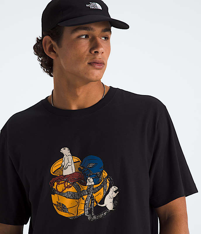 Mens Woodland Wanderer Regular ShortSleeve Tee TNF HERO2