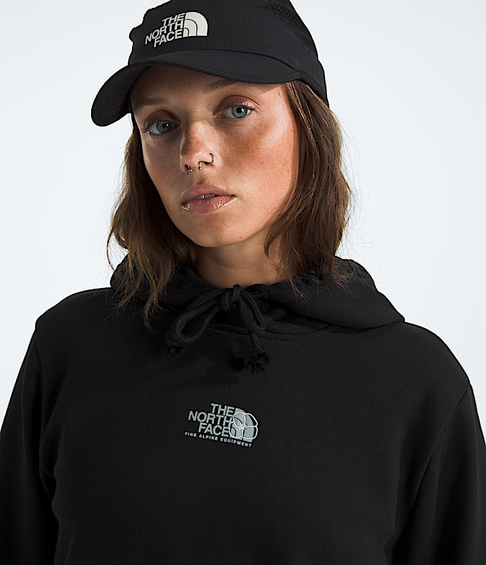 Womens Floral Alpine Regular Hoodie TNF HERO2