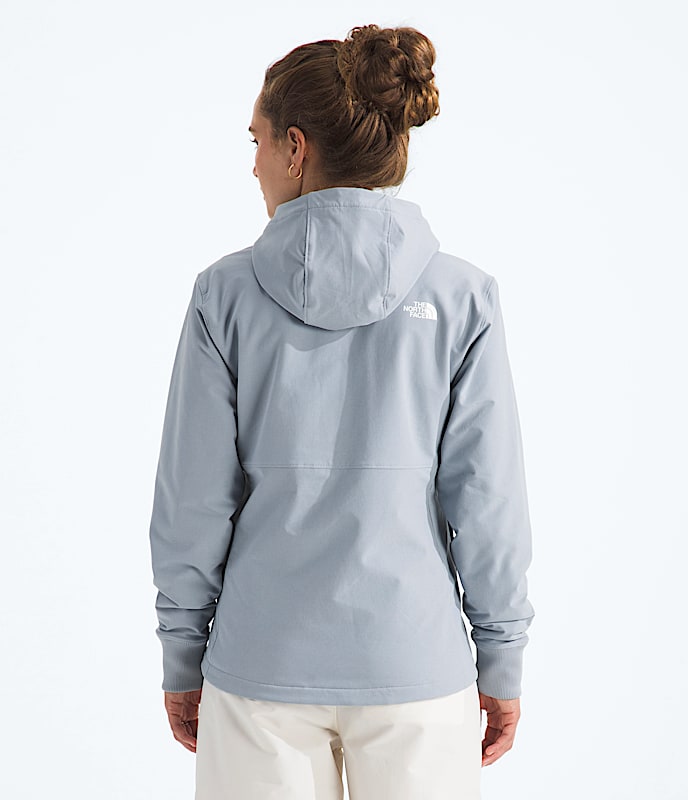 Womens Shelbe Raschel Hoodie TNF BACK