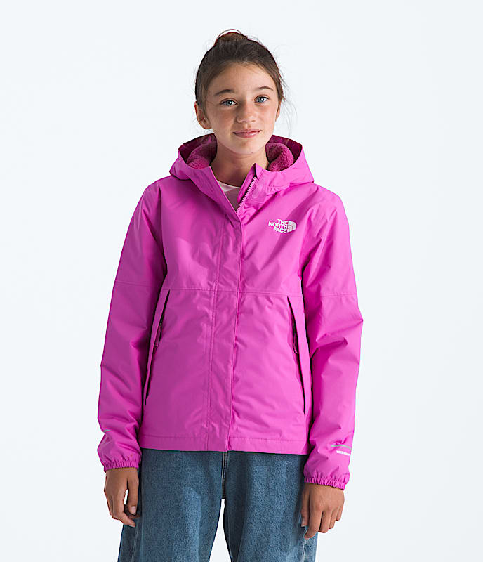 Girls Warm Antora Rain Jacket TNF Main