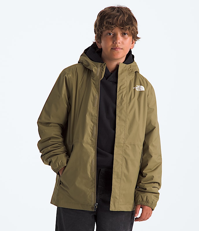 Boys Warm Antora Rain Jacket TNF HERO