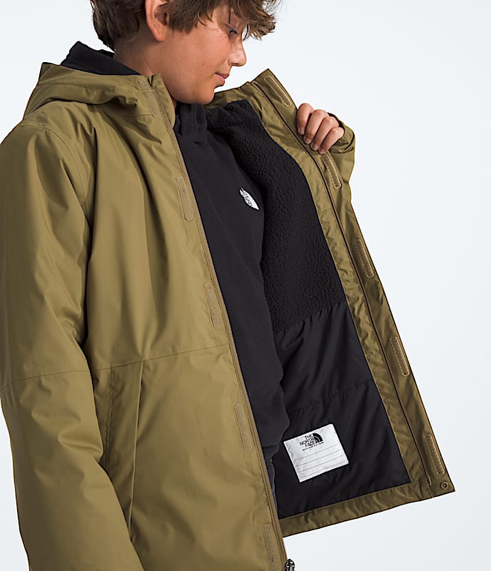 Boys Warm Antora Rain Jacket TNF MODELINT