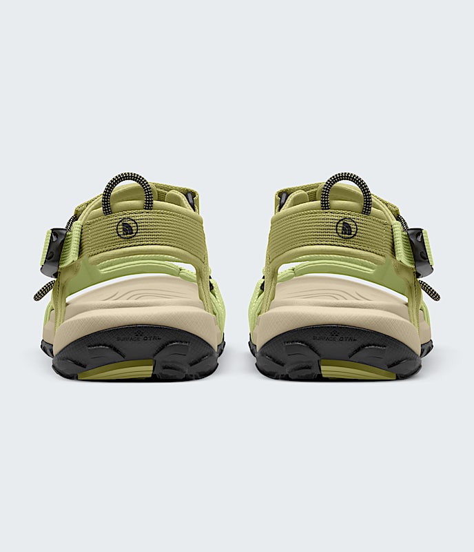 Womens Explore Camp Sandals TNF Lemon MistPear BACK