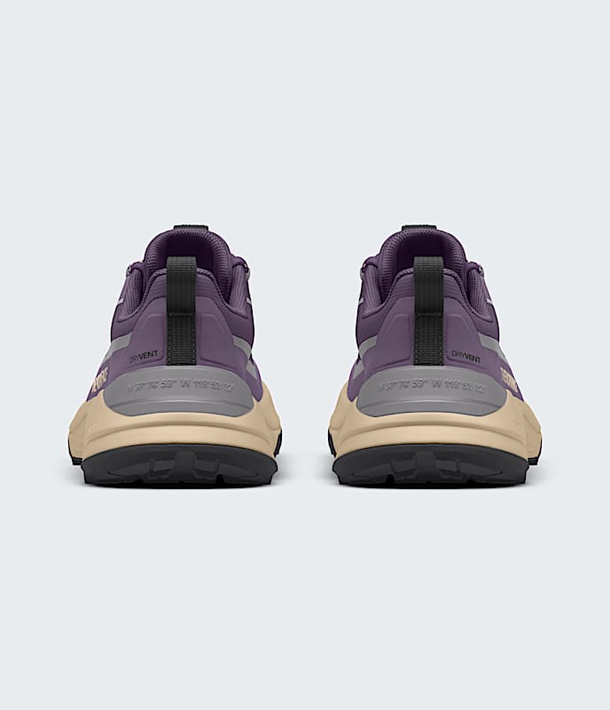 Womens Fastpack Waterproof Shoes TNF Endless DuskDesert Stone BACK