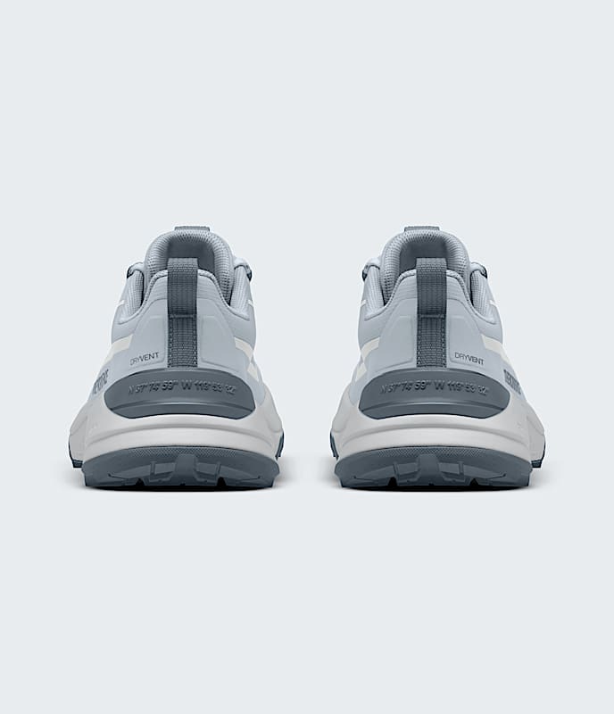 Mens Fastpack Waterproof Shoes TNF Frost GreyGlacier Gray BACK
