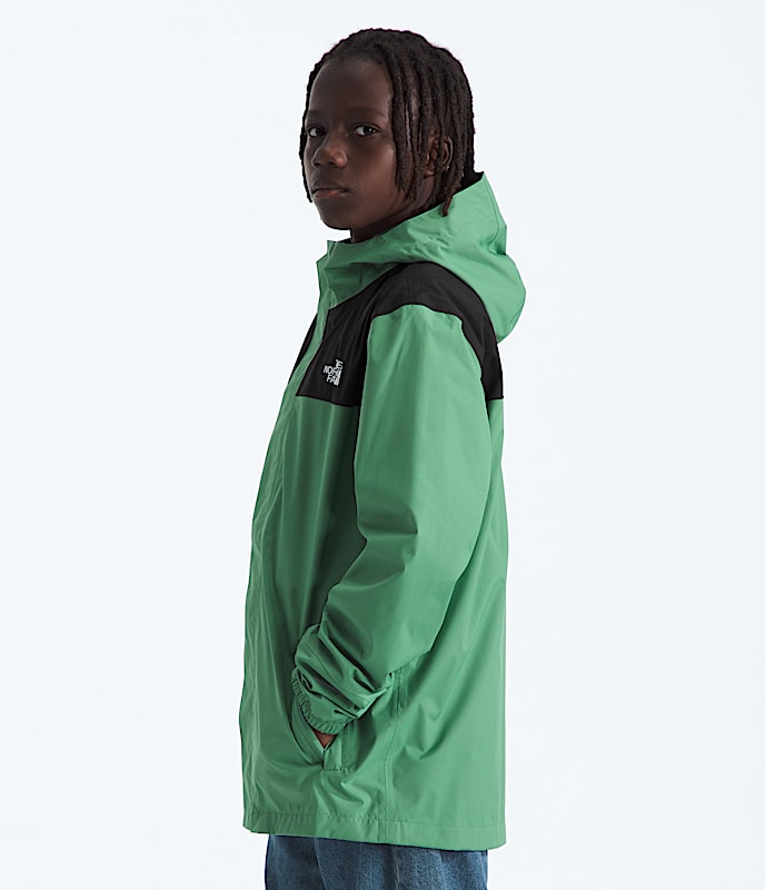 Boys Antora Rain Jacket TNF MODEL34