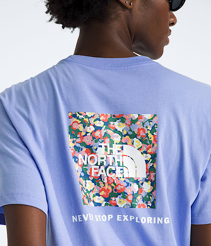 Womens Wildflower Relaxed ShortSleeve Tee TNF HERO2