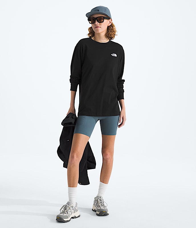 Womens Evolution Simple Dome LongSleeve Tee TNF HERO2