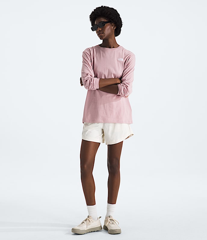 Womens Evolution Simple Dome LongSleeve Tee TNF HERO2