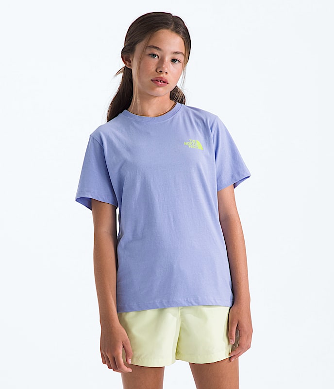 Boys  Girls Escape The City Regular ShortSleeve Tee TNF BACK