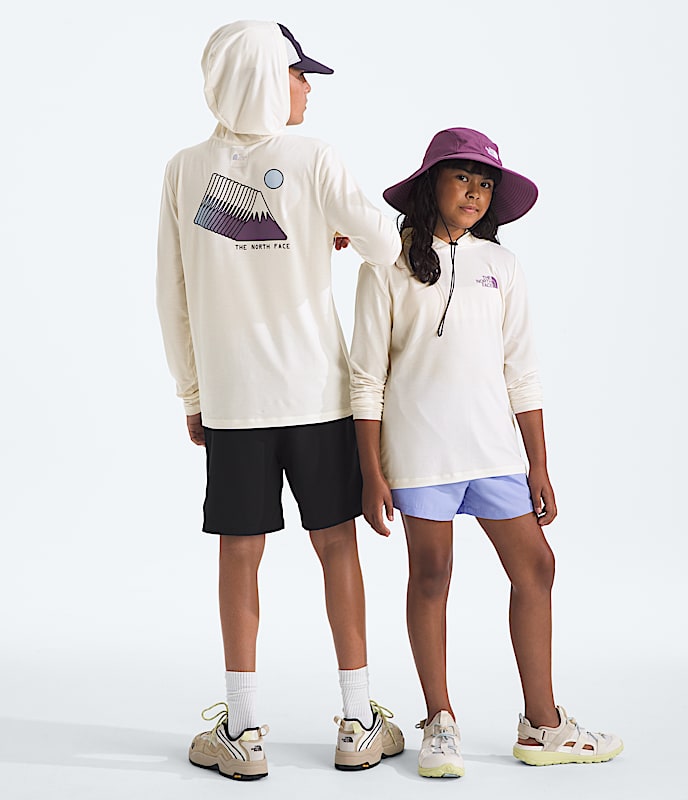 Boys  Girls Adventure Coastal Climb Hoodie TNF HERO