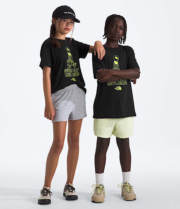Boys  Girls Celestial Drift Regular ShortSleeve Tee TNF HERO