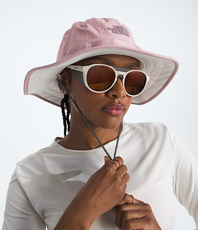 Class V Brimmer Hat TNF Metal Pink MODELBACK