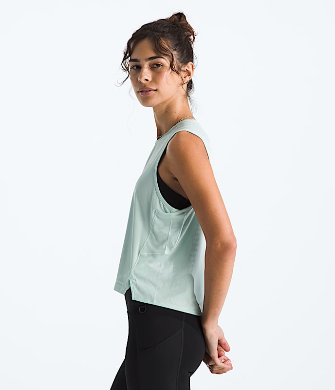 Womens Sunriser Tank TNF MODEL34