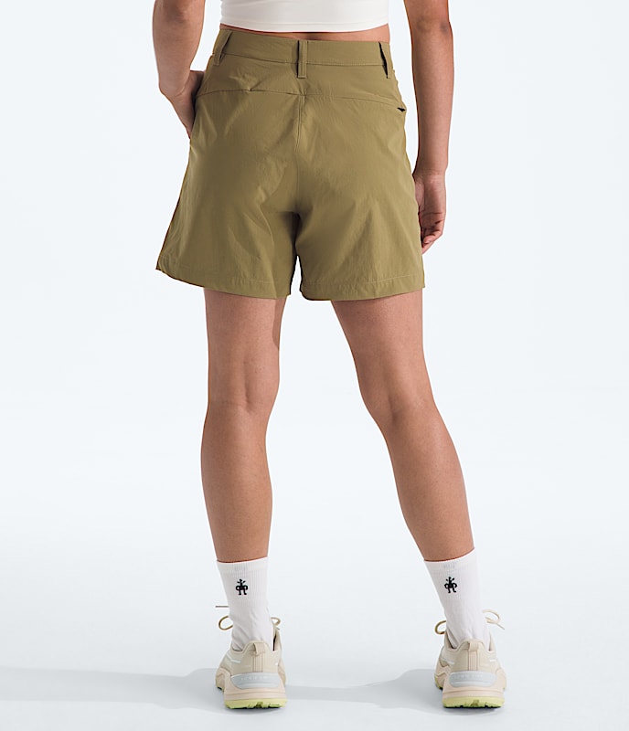 Womens Basin 5 Shorts TNF BACK