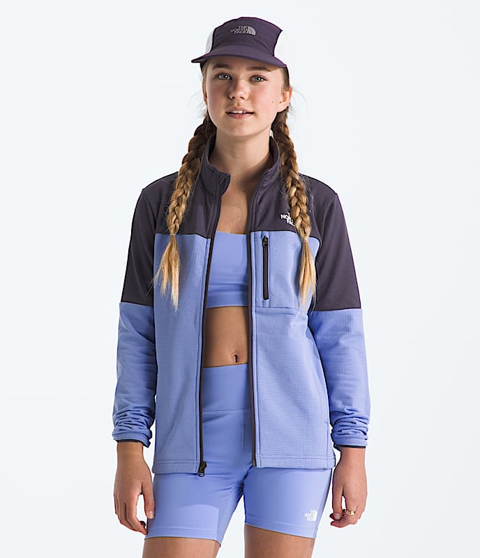 Boys  Girls Hike Mid Layer FullZip TNF HERO2
