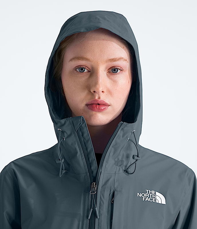 Womens Alta Vista Rain Jacket TNF MODELHOOD2