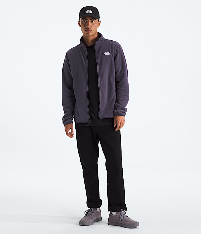 Mens Glacier Fleece Jacket TNF HERO2