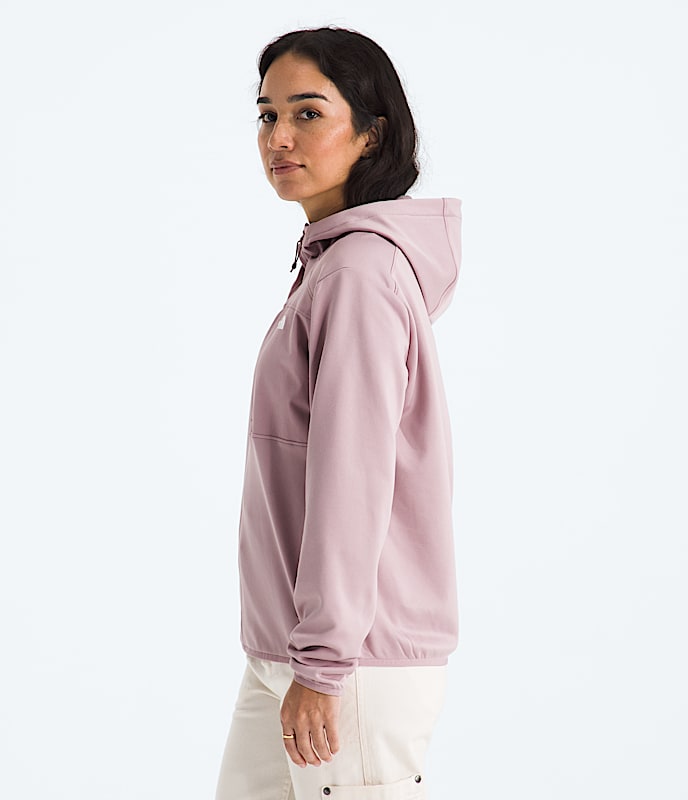 Womens TNF Performance Fleece FullZip Hoodie TNF MODEL34