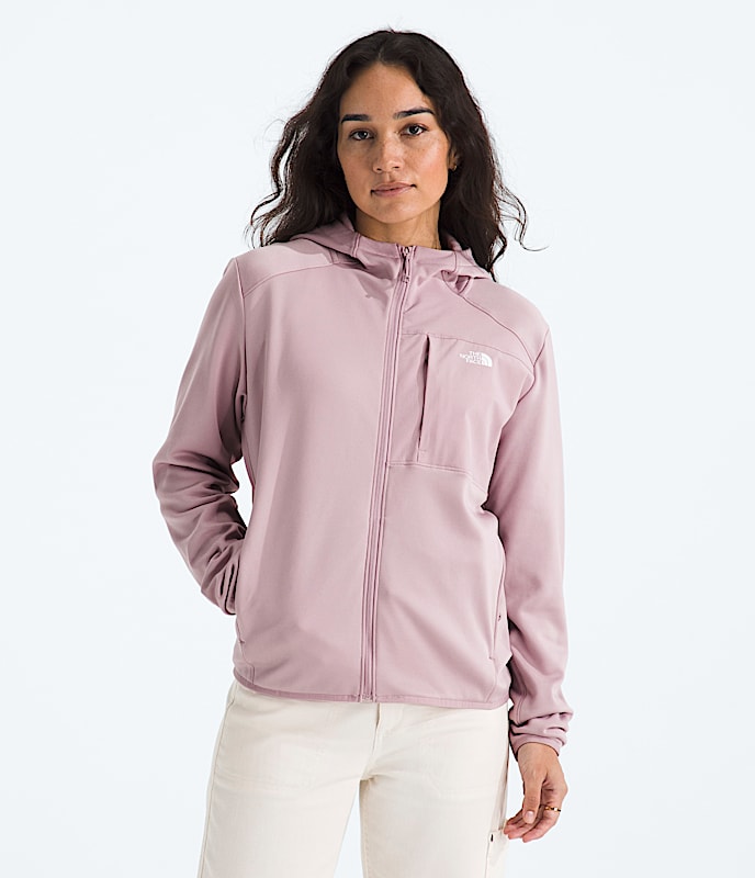 Womens TNF Performance Fleece FullZip Hoodie TNF Main